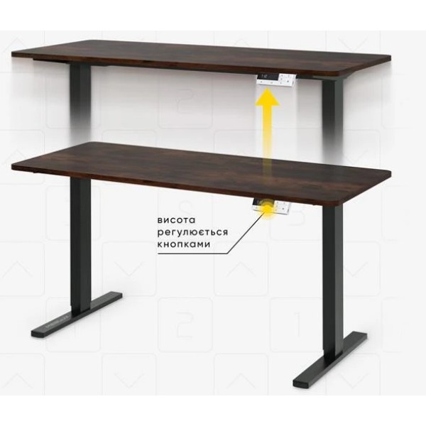 Фото - Стол с электрорегулировкой высоты Evo-kids PowerDesk Duo Antique (EVO-242 Duo Antique / Black)